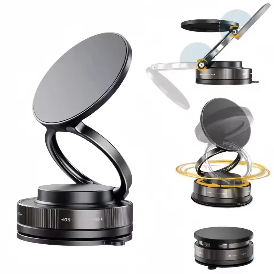 Phone Accessories Holder Car - 업그레이드된 360 ° 진공 흡착식 자석