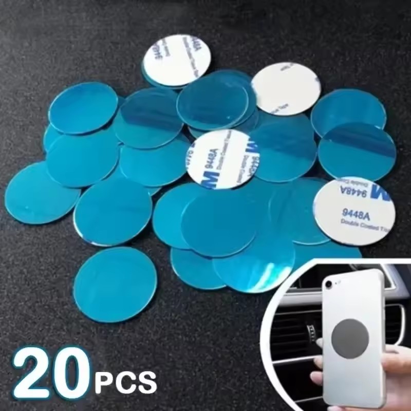 Phone Accessories Holder Car - 1/50개입 초박형 금속판 스티커, 자석 차량용