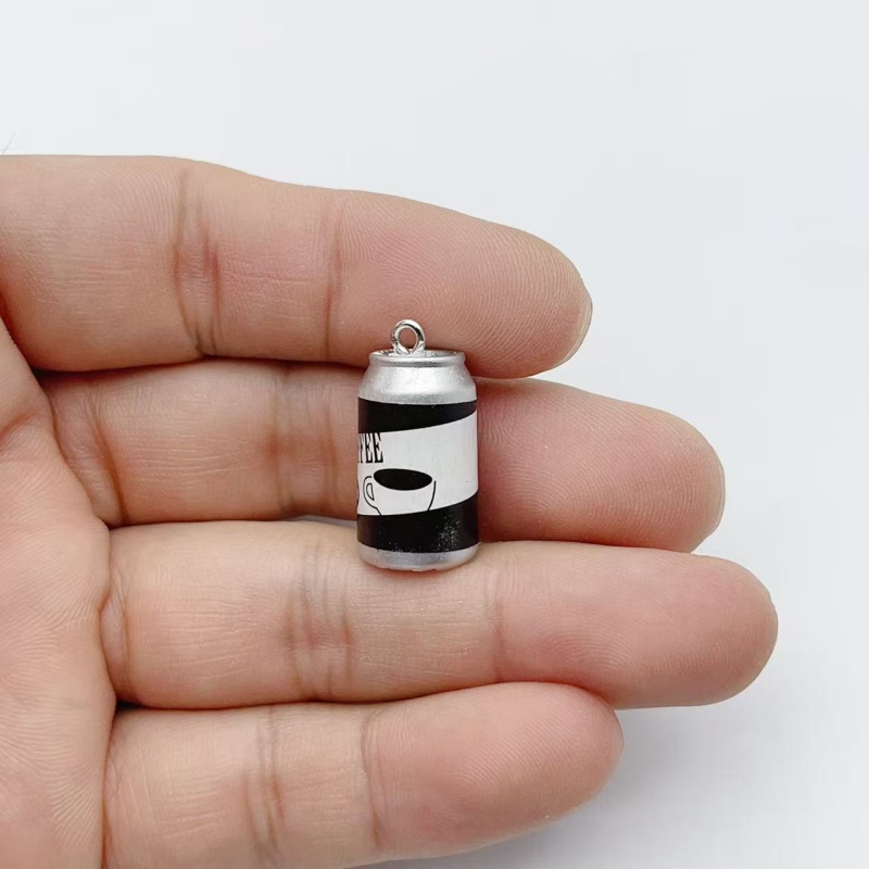 10개 미니 시뮬레이션 음료 캔 레진 참 장식품 다채로 - Phone Accessories Charms 리뷰 및 가격