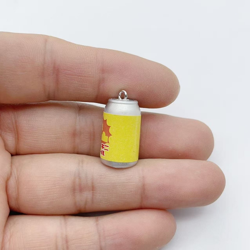 10개 미니 시뮬레이션 음료 캔 레진 참 장식품 다채로 - Phone Accessories Charms 리뷰 및 가격