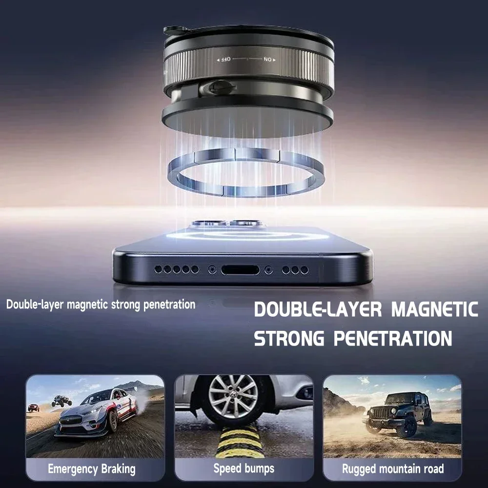업그레이드된 360 ° 진공 흡착식 자석 휴대폰 거치대 - Phone Accessories Holder Car 리뷰 및 가격