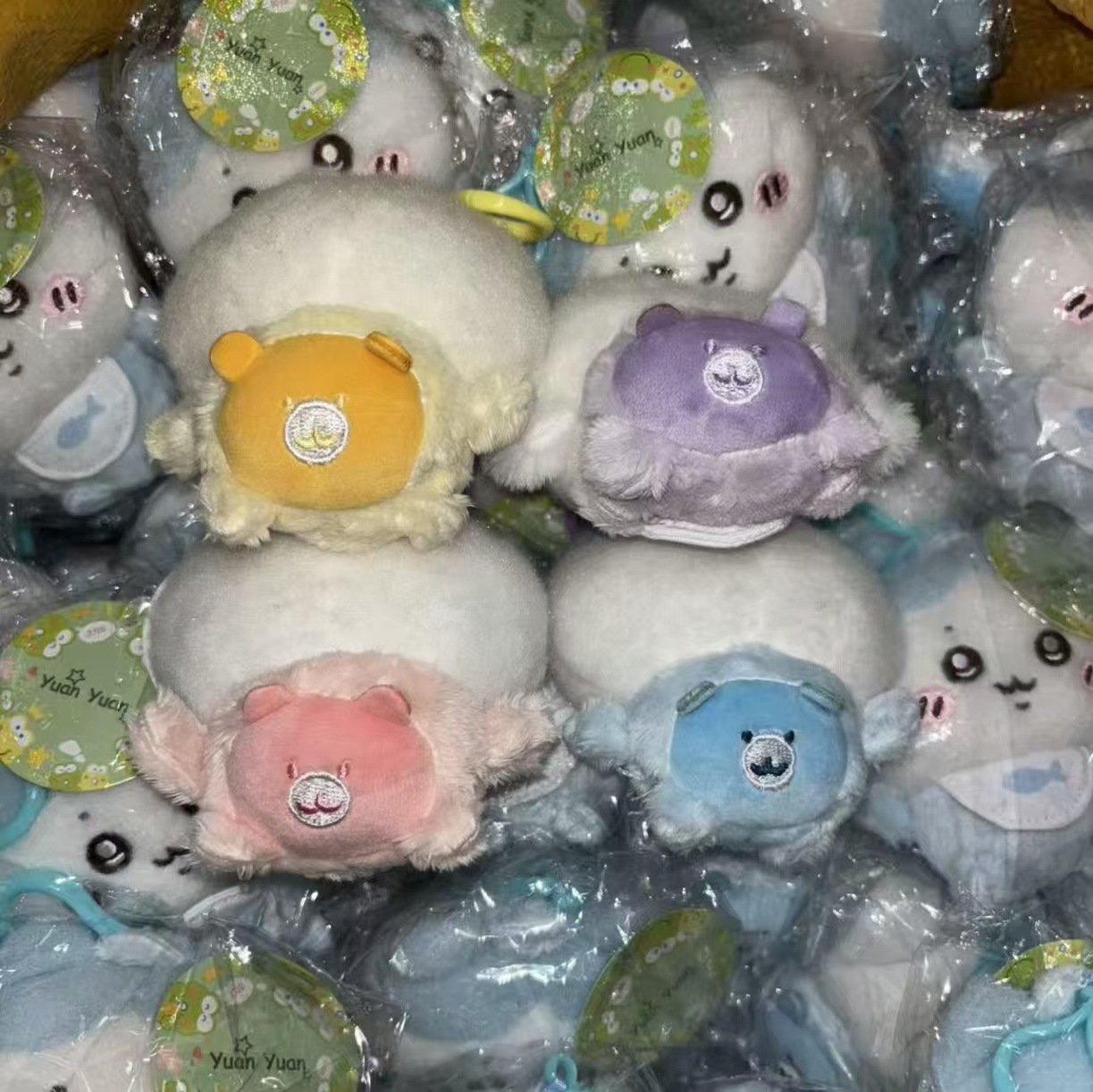 지이 베이비 플러시 인형 키체인 카와이 우사기 하치와레 - Phone Accessories Charms 리뷰 및 가격