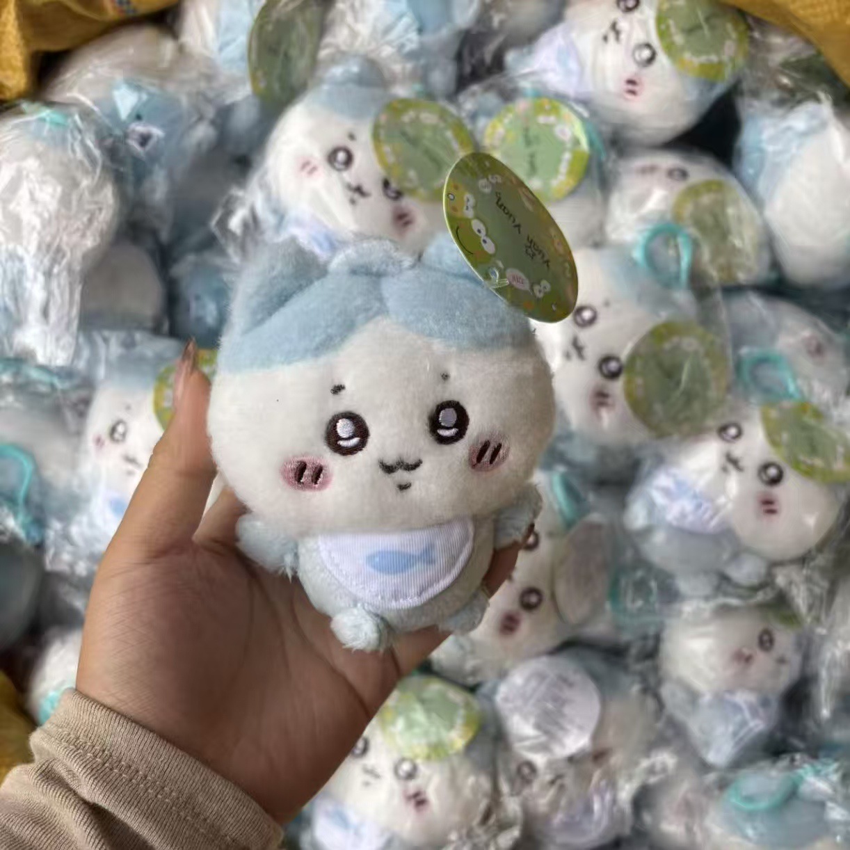 지이 베이비 플러시 인형 키체인 카와이 우사기 하치와레 - Phone Accessories Charms 리뷰 및 가격