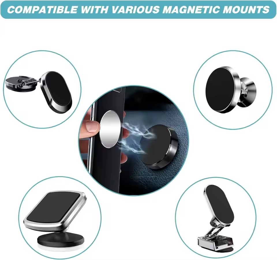 1/50개입 초박형 금속판 스티커, 자석 차량용 휴대폰 - Phone Accessories Holder Car 리뷰 및 가격