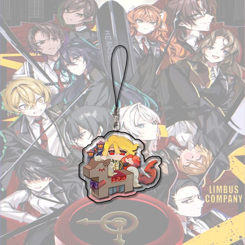 애니메이션 림버스 컴퍼니 돈키호테 아크릴 폰 랜야드 폰 - Phone Accessories Charms 리뷰 및 가격