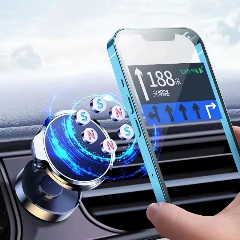 원형 접이식 자석 차량용 거치대 360도 회전 가능한  - Phone Accessories Holder Car 리뷰 및 가격