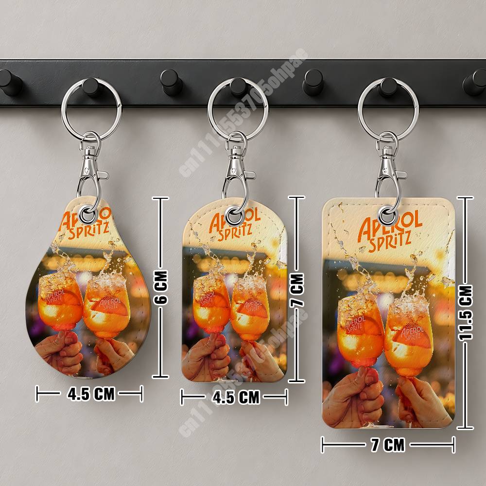 오렌지 프로세코 A-아페롤 S-스프리츠 가죽 키체인 카 - Phone Accessories Charms 리뷰 및 가격