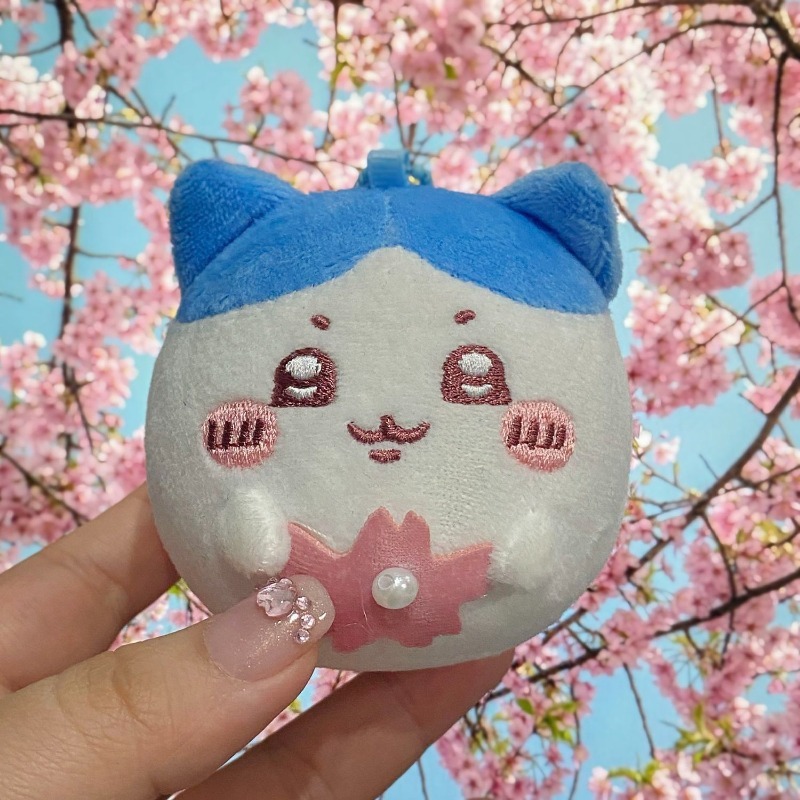 사쿠라 시리즈 플러시 키체인 귀여운 원형 우사기 하치와 - Phone Accessories Charms 리뷰 및 가격