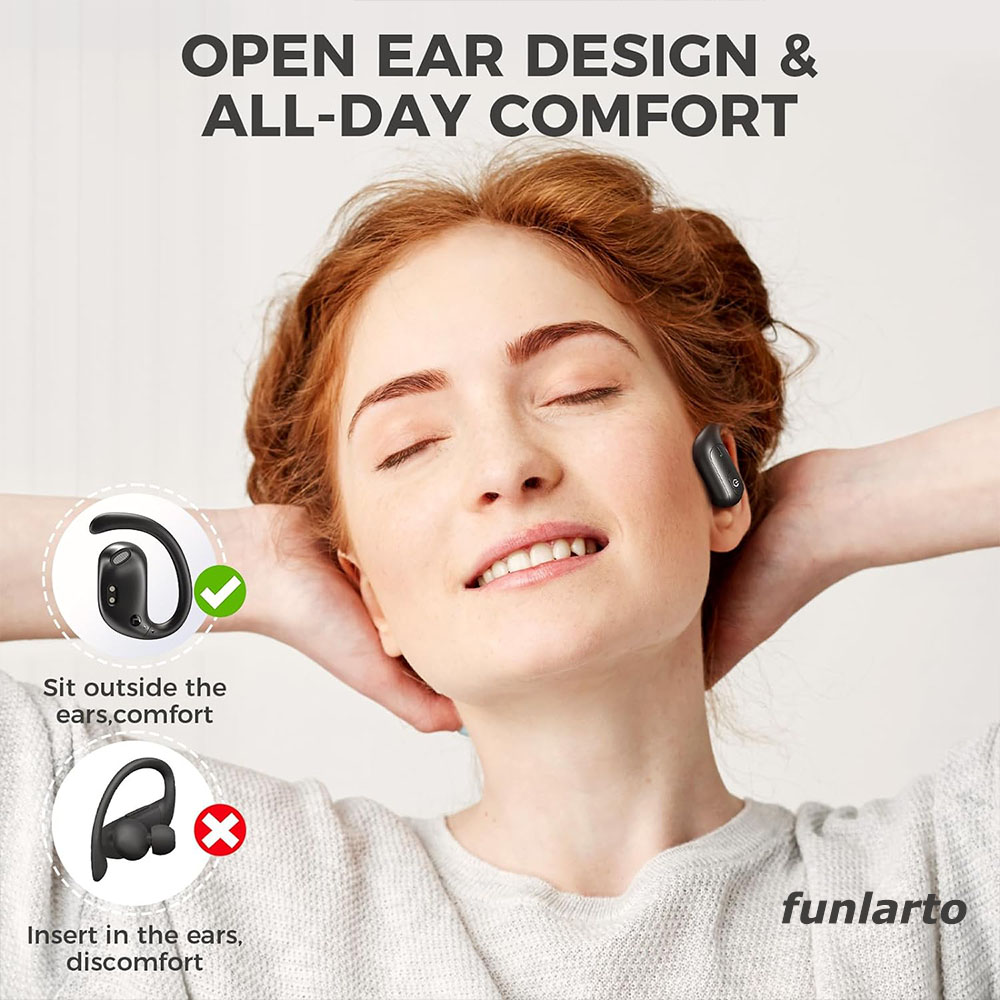 러너용 오픈 이어 무선 러닝 헤드폰, 블루투스 이어폰, - Phone Accessories Amazon 리뷰 및 가격